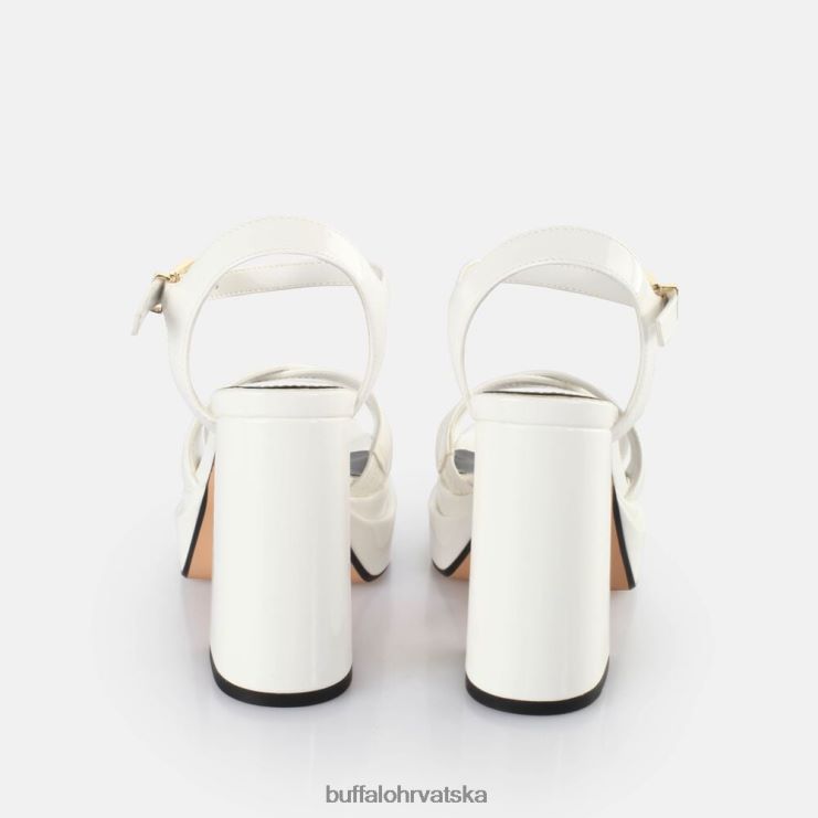 bijela Buffalo may donna veganske sandale s petom |sandale TDD6T250